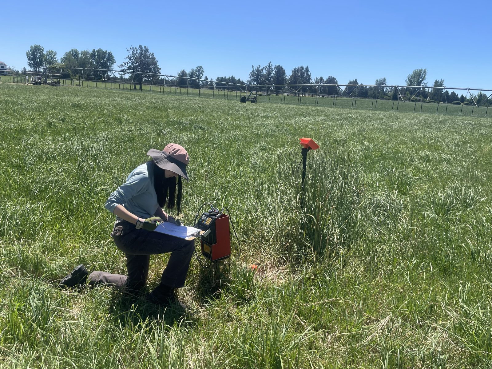 Student Soil Moisture Measurements — Farmer Field, Deschutes County